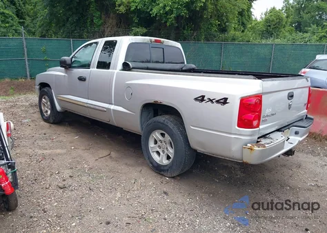 2005 Dodge Dakota Slt из США, поврежденный, VIN 1D7HW42N85S163868